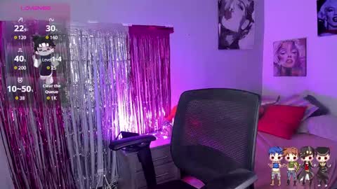 Snapshot of charlotte_joestar chatting on 02.27.25 Charlie online show from 02.27.25