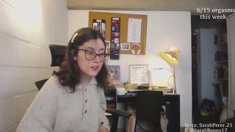 Snapshot of cherrybunny21 chatting on 12.24.24 Sarah Prez online show from 12.24.24