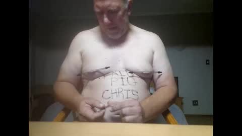 Chrispainpig torture bdsm masochist slave submissive hardcore anal CBT humiliation online show from 04.22.26