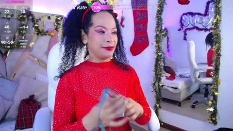 Snapshot of cintia_holms chatting on 12.22.24 Cintia online show from 12.22.24