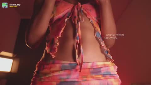 Snapshot of connie_west0 chatting on 03.08.25   independent model online show from 03.08.25