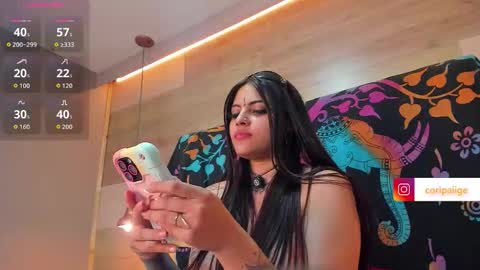 Snapshot of cori_paige chatting on 12.05.25 Cori online show from 12.05.25