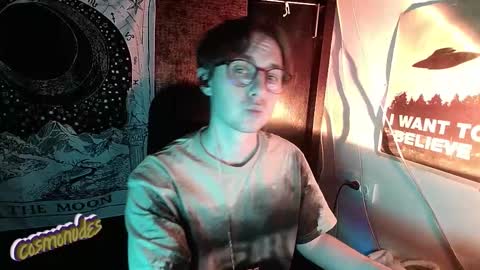 Snapshot of cosmonudes chatting on 12.14.25 Barry online show from 12.14.25