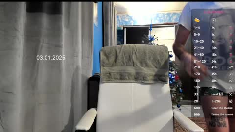 Snapshot of crissstud chatting on 01.03.25 Criss online show from 01.03.25