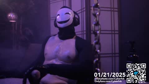 Snapshot of cyberfck chatting on 01.24.25 cyberfck online show from 01.24.25