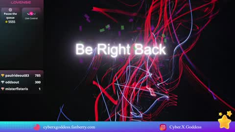 Snapshot of cyberxgoddess_ chatting on 12.19.24 Lily Goddess online show from 12.19.24