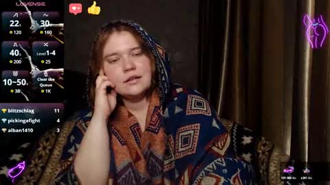 Snapshot of daisy_low chatting on 02.24.25 Alexandra online show from 02.24.25