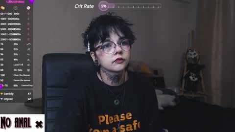 Snapshot of dark__elf chatting on 01.24.25 Anessa online show from 01.24.25