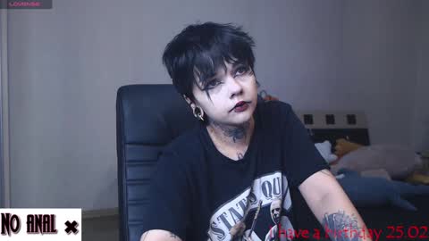 Snapshot of dark__elf chatting on 02.03.25 Anessa online show from 02.03.25