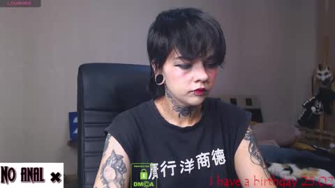 Snapshot of dark__elf chatting on 02.09.25 Anessa online show from 02.09.25