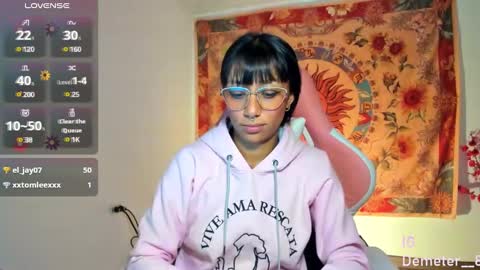 Snapshot of demeter__ chatting on 03.04.25 demeter__ online show from 03.04.25