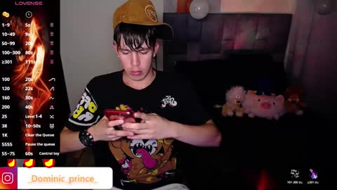 Snapshot of dominicprince chatting on 11.19.25 DOMINIC PRINCE online show from 11.19.25