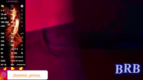 Snapshot of dominicprince chatting on 11.22.25 DOMINIC PRINCE online show from 11.22.25