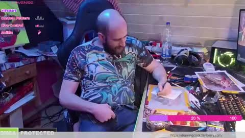 Snapshot of drawingcock chatting on 01.31.25 drawingcock online show from 01.31.25