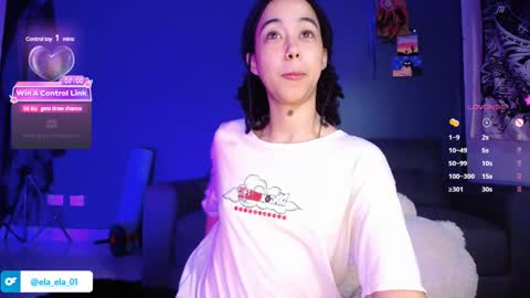 Snapshot of ela_0 chatting on 12.15.24 Ela  Help me reach 100 thumbs up online show from 12.15.24