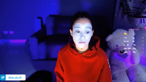 Snapshot of ela_0 chatting on 12.21.24 Ela  Help me reach 100 thumbs up online show from 12.21.24