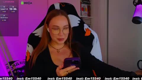 Snapshot of emili1_bc chatting on 01.15.25 Emili online show from 01.15.25