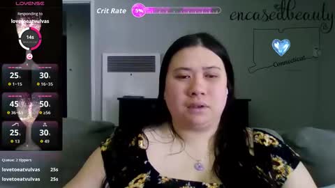 Snapshot of encasedbeauty chatting on 04.28.26 Ela online show from 04.28.26