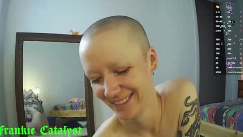 Snapshot of frankiecatalyst chatting on 07.15.26 Frankie Catalyst online show from 07.15.26
