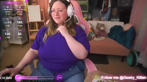 Snapshot of geeky_kitten chatting on 03.01.25 Geeky Kitten Leina -  online show from 03.01.25
