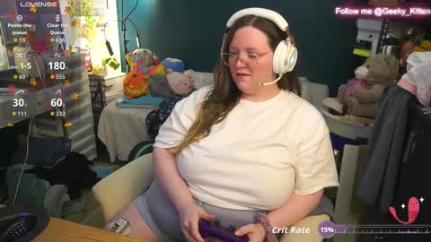 Snapshot of geeky_kitten chatting on 10.25.25 Geeky Kitten Leina -  online show from 10.25.25