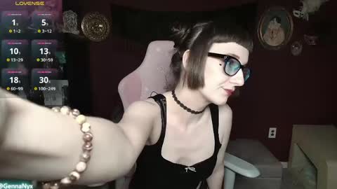 Snapshot of gennanyx chatting on 05.23.26 Genna Nyx online show from 05.23.26