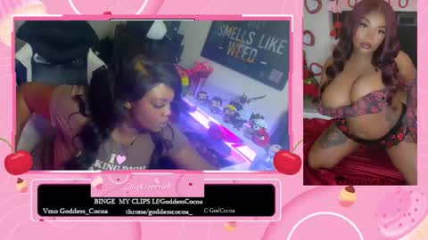 Snapshot of goddesscocoaa chatting on 01.18.26 Goddess Cocoa online show from 01.18.26