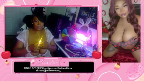 Goddess Cocoa online show from 04.06.26