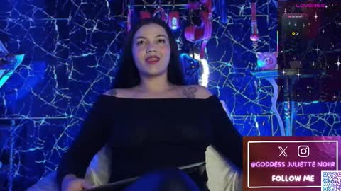 Snapshot of goddessjuliettenoiir chatting on 02.27.26 Goddes Juliette Noiir online show from 02.27.26