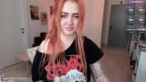 Snapshot of gothkittys chatting on 04.30.26 traumfrau Kira angel face devil eyes I SELL A LOT VIDEO IN GALLERY online show from 04.30.26