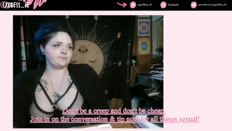 Snapshot of gxddess_fe chatting on 06.23.26 Goddess Fe online show from 06.23.26