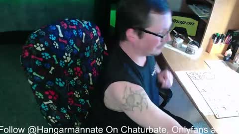 Snapshot of hangarmannate chatting on 05.13.26 Nate online show from 05.13.26