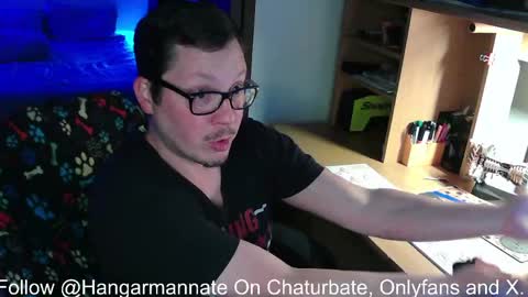 Snapshot of hangarmannate chatting on 05.16.26 Nate online show from 05.16.26