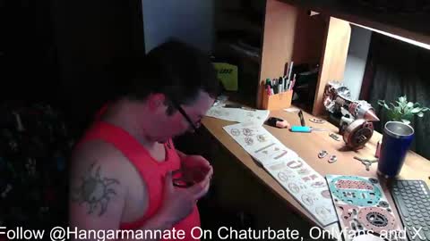 Snapshot of hangarmannate chatting on 05.19.26 Nate online show from 05.19.26