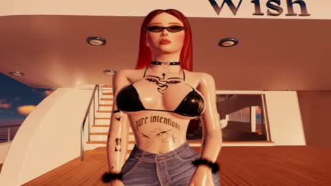 Snapshot of hannah3dx chatting on 06.18.26 Hannah online show from 06.18.26
