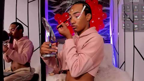 Snapshot of hanzking01 chatting on 02.13.26 Hanzking01 online show from 02.13.26