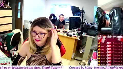 hexme_kinky_office online show from 02.04.25