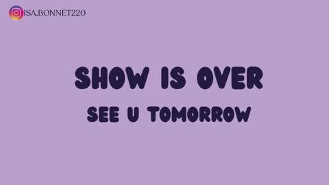 Isa online show from 02.24.25