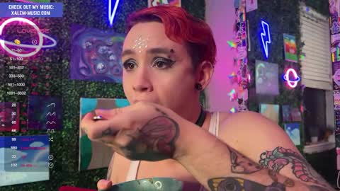 Snapshot of iwillbeyourmuse chatting on 12.13.24 Muse hethey online show from 12.13.24