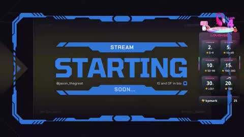 Snapshot of jason_thegreat chatting on 10.10.25 Jason theGreat online show from 10.10.25