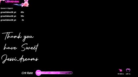Snapshot of jessi_dreams chatting on 03.04.25 Jessica Gomez online show from 03.04.25