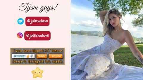 Snapshot of julesxdann chatting on 10.02.25 Jules and Dann Dont forget to give us thumps up online show from 10.02.25