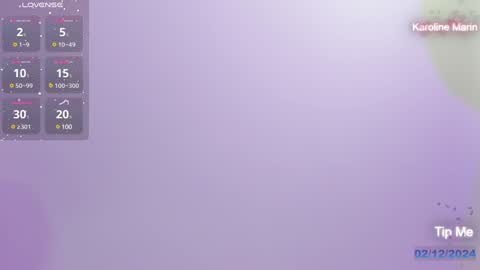 Karoline online show from 12.02.24