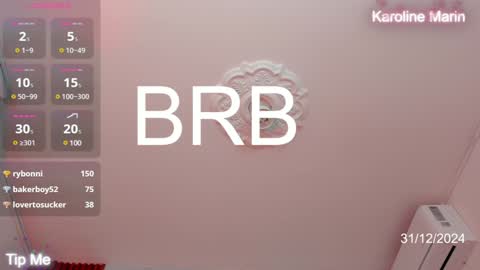 Karoline online show from 12.31.24