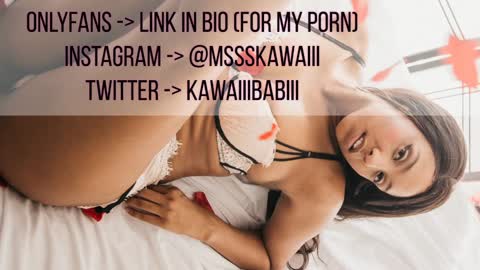 Snapshot of kawaiiibabiii chatting on 01.18.25 Miss Kawaiii online show from 01.18.25