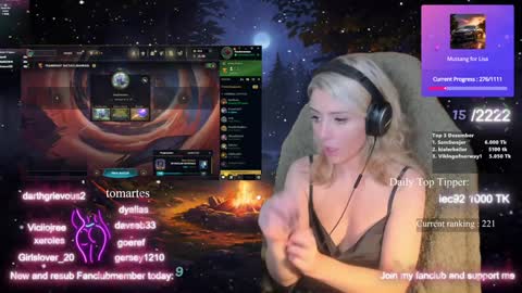 Wolfs Girl online show from 12.17.24