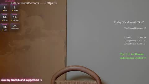 Wolfs Girl online show from 11.16.25