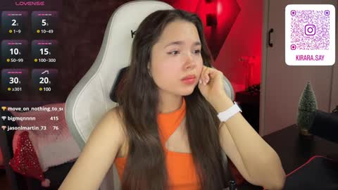 Snapshot of kirarasay chatting on 01.01.25 Kira online show from 01.01.25