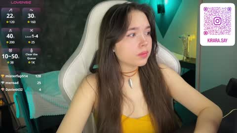 Snapshot of kirarasay chatting on 01.10.25 Kira online show from 01.10.25