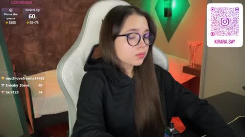 Snapshot of kirarasay chatting on 01.16.25 Kira online show from 01.16.25